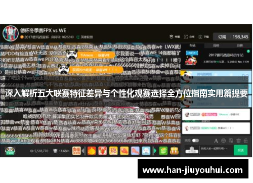 深入解析五大联赛特征差异与个性化观赛选择全方位指南实用篇提要 深入解析五大联赛特征差异与个性化观赛选择全方位指南实用篇提要